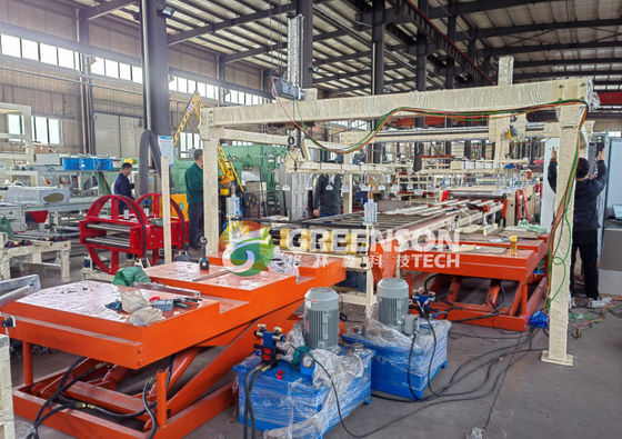 سعر جيد Fully Automatic Lamination Machine for PVC Gypsum Ceiling Tiles with 380V Voltage 1300mm Max Laminating Width and 5-30mm Thickness الانترنت