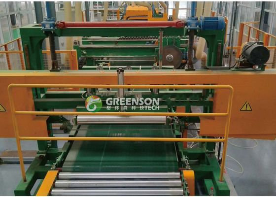 التدفئة الكهربائية خط إنتاج ألواح الصوف المعدني منخفض الضوضاء مع نظام تحكم PLC