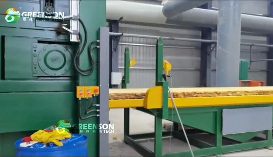 80-200kg/m3 كثافة المواد الخام خط إنتاج الصوف الصخري مع تكنولوجيا التحكم المتقدمة PLC