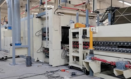 خط إنتاج عزل الصوف الصخري مع التحكم PLC