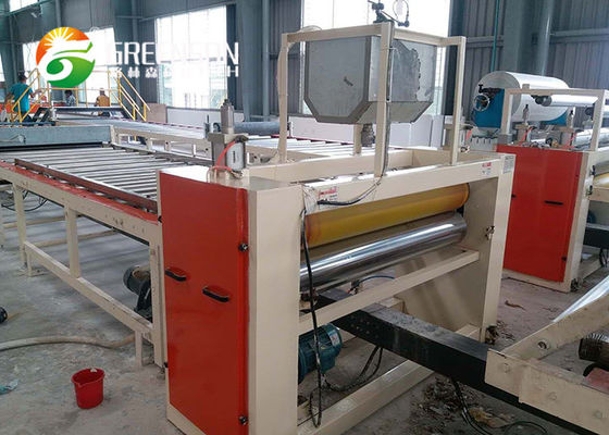 603 * 603 أو 600 * 1200 PVC فيلم كامل تلقائي آلة التصفيح الجصي