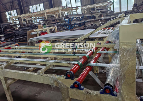 سعر جيد High Precision PVC Film Lamination Machine with Automated Operation and 1 Year Warranty for Gypsum Ceiling Tile Production الانترنت