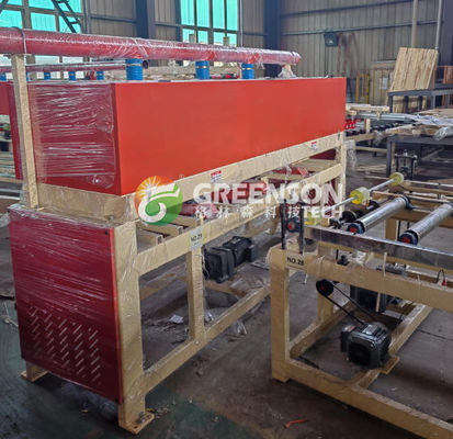 آلة تصفية تلقائية بالكامل ويتم التحكم بها بواسطة PLC للطوابق الجبسيّة 2x2 PVC مع سرعة 15m / min