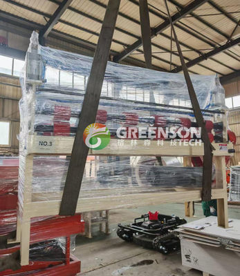 سعر جيد آلة آلية للوحة الجبس المصفوفة بالبي.في.سي. مع 1300 ملم من المصفوفة الفعالة ونظام PLC وقدرة 2-6 مليون متر مربع / سنة الانترنت