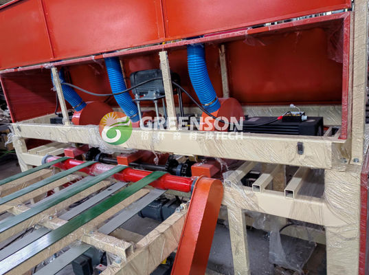 سعر جيد آلة طلاء ألواح الجبس التلقائية بالكامل مع نظام التحكم في PLC ، 1300mm Max Laminating Width و 15m / min Speed الانترنت