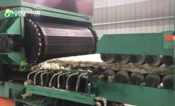 خط إنتاج الصوف الصخري بعرض لوح 1200-2400 ملم، وكثافة 80-200 كجم/م3، ودعم مهندسين في الخارج