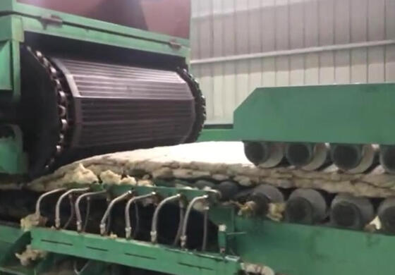 سعر جيد خط إنتاج صوف الصخور الأوتوماتيكي للتحكم بواسطة PLC بعرض 1.2 متر لتصنيع ألواح الصوف المعدني الانترنت