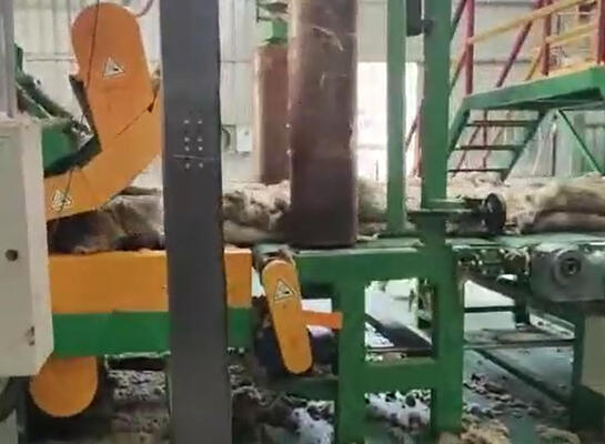 خط إنتاج الصوف الصخري 380 فولت مع سرعة نقل 40 ~ 120 متر / دقيقة وعرض 600mm-2400mm للوحة الصوف المعدني