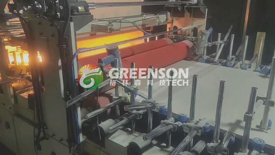 آلة تصفية الصمغ الساخن PUR التلقائية للوحة MDF مع سرعة الإنتاج 5-17m / min