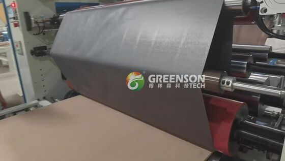 سعر جيد سرعة عالية 5-17m/min PUR الماكينات المصفوفة مع PUR صمغ الذوبان الساخن و 1300mm عرض المصفوفة القصوى الانترنت