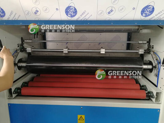 سعر جيد آلة تصفيح أوتوماتيكية بالكامل مع سرعة إنتاج تبلغ 5-17 م/دقيقة، وتحكم PLC، وغراء PUR الساخن المصهور الصديق للبيئة لألواح الجبس الانترنت